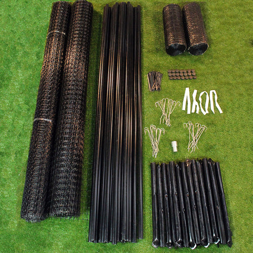 7.5' x 100' Heavy Duty Deer Fence Kit With Rodent Protection